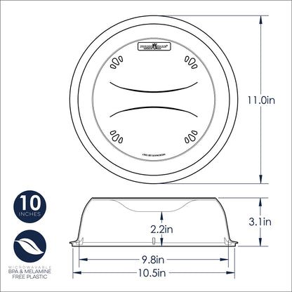 Nordic Ware Deluxe Plate Cover, 10"