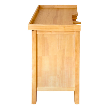 Noble Fine Wood Jewelers Bench - Solid Wooden Workbench Station with Utility Storage Drawers for Jewelry Making