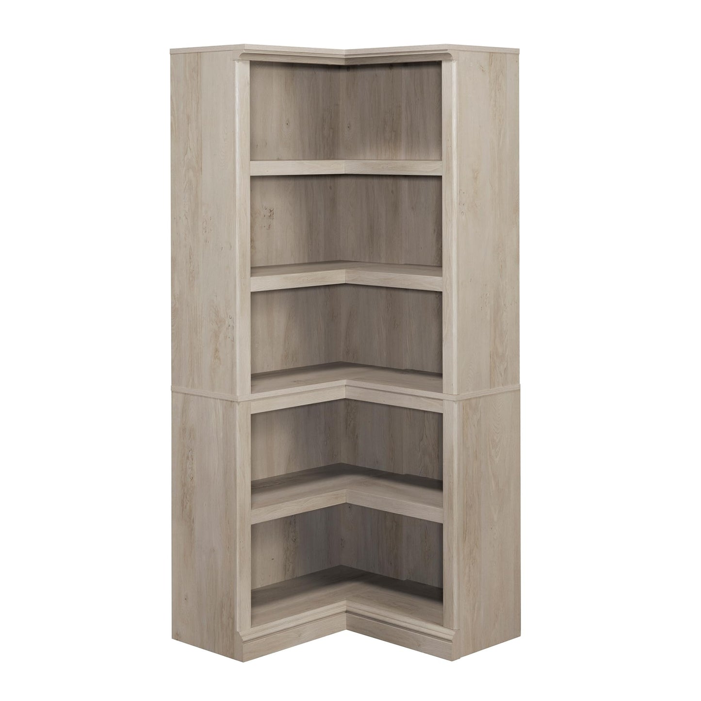Sauder Miscellaneous Storage Bookcase, in a Chalked Chestnut Finish