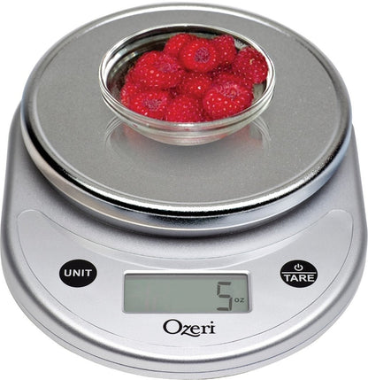 Ozeri® Pronto® Digital Multifunction Kitchen and Food Scale with Variable Graduation Technology®, All Silver
