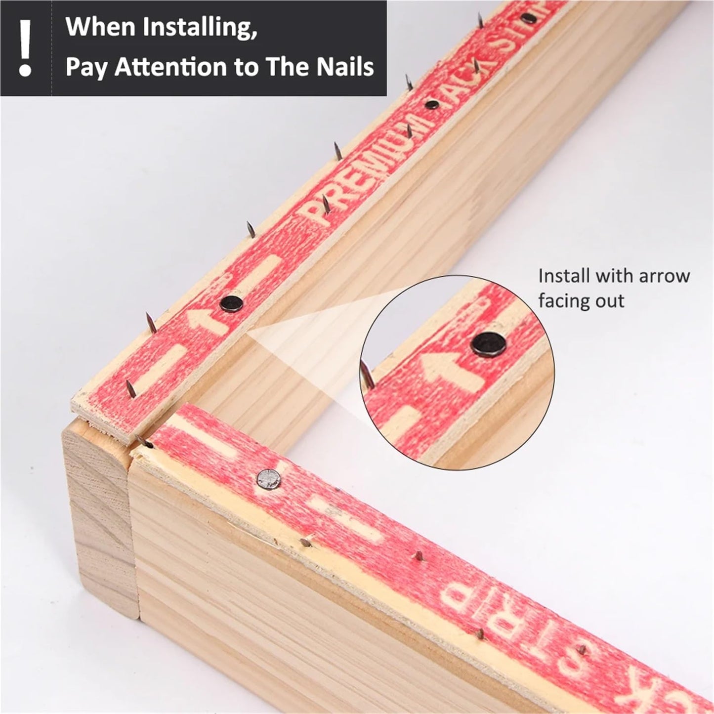 Cross Stitch Frame Rug Tufting Frame Wooden Making Kit Tabletop Display DIY Crafts Table Stand Tapestry Tool(90cm-1Kit)