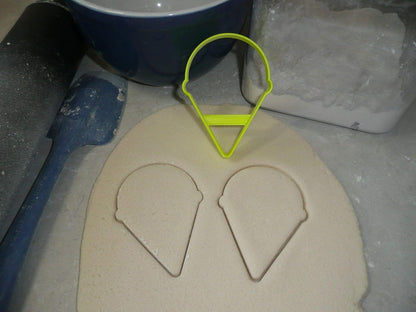 SNOW CONE OUTLINE COOKIE CUTTER for Shaved Ice Frozen Dessert Summer Treat, Made in USA PR3766