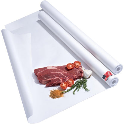 Paclord 36" x 100' Made in USA White Butcher Paper Roll (Value Pack of 2) - Food-Grade, Breathable Butcher Paper - Perfect for BBQ, Smoking Meat, and Wrapping Brisket