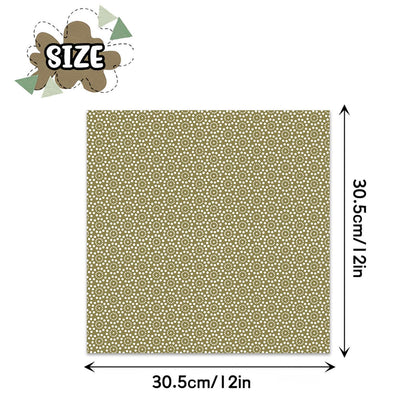 MIATTCLD 12x12 Scrapbook Paper Double Sided Patterned Paper for Scrapbooking, 24 Sheets/24 Designs Wedding Background Papers Boho Decorative Craft Papers for Card Making Journaling Decor (Brown)