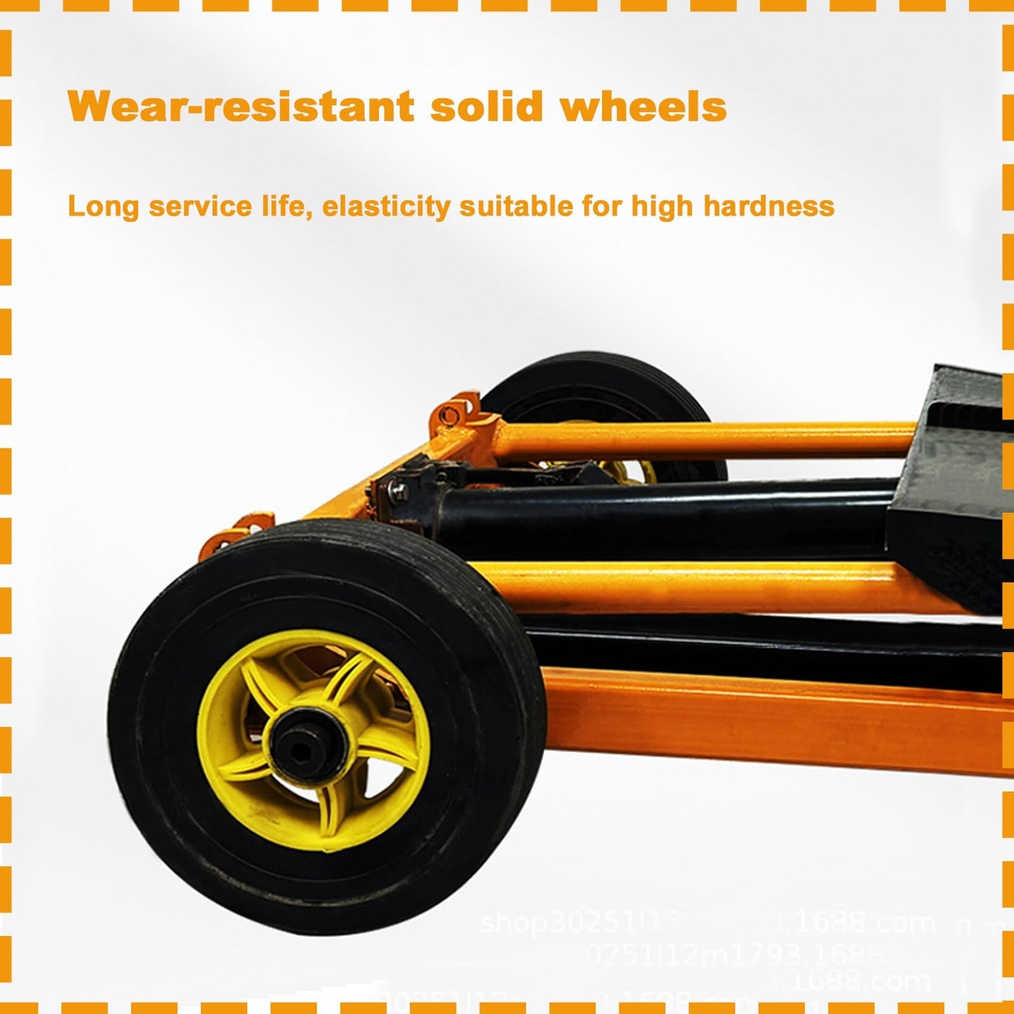 Portable Hydraulic Material Lift, Heavy-Duty Manual Pallet Jack for Garage Shop Lifting Moving