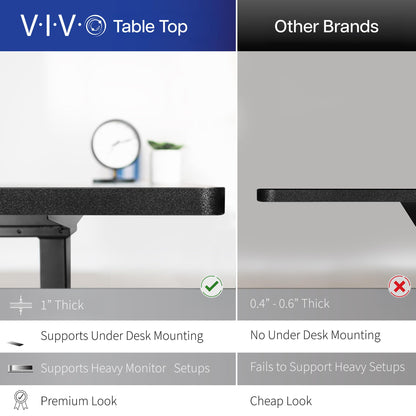 VIVO Light Wood Universal 71 x 30 inch Solid One-Piece Table Top for Standard and Sit to Stand Height Adjustable Home and Office Desk Frames, DESK-TOP71C