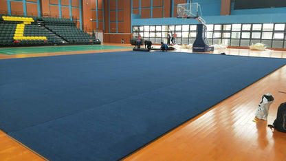 JUNJIEJJJ Non-Deformation Roll-Up Carpeted Gymnastics Mat, Commercial Cheerleading Stunt & Tumbling Mat for Studio, School, Gym & Commercial Use