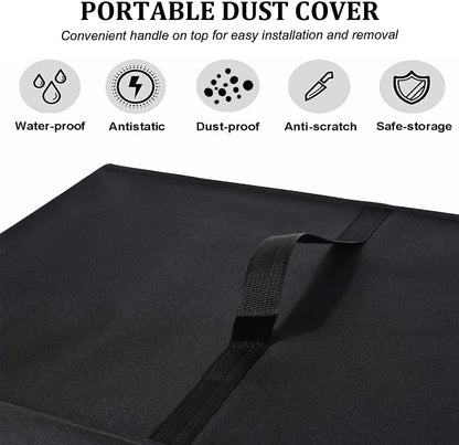 Air Fry Countertop Oven Waterproof Heat-Resistant Dust-Proof Cover Case for Ninja SP101/SP351/SP201, Black