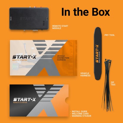 Start-X Remote Starter Kit for Ford F-150 (2011-14), F-250/F-350/F-450/F-550 (2011-16), Edge (2011-14), Expedition (2015-17), Explorer (2011-14) Vehicles with Key Ignition | Plug & Play Install