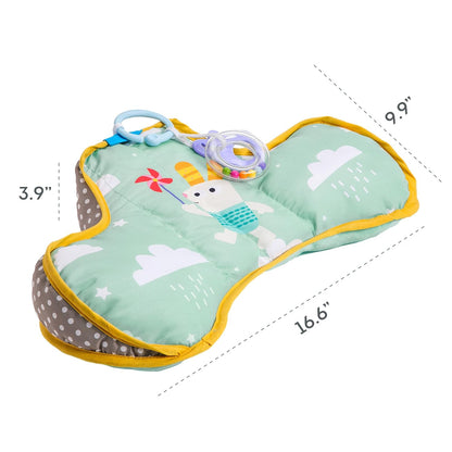 Taf Toys Baby Tummy Time Support Toy - Ergonomic Design for 2-6 Months | Promotes Natural Development