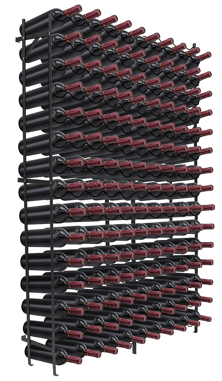 Sorbus Wine Rack Freestanding Floor - Wine Bottle Holder Holds 150 Bottles of Wine - 150 Bottle Capacity Wine Storage for Any Bar, Wine Cellar, Kitchen, Dining Room