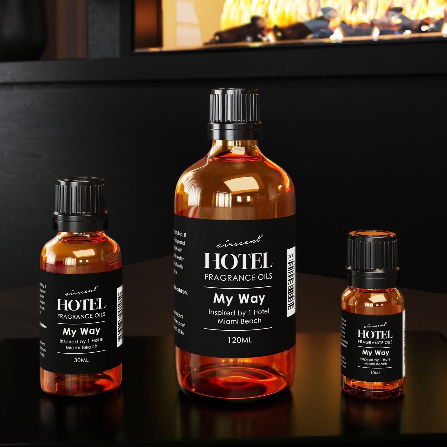 AirScent My Way Diffuser Oil Inspired by The 1 Hotel Miami Scent - Premium Fragrance Oil Blend for Ultrasonic and Waterless Diffusers and Crafting - 500 mL, 16.9 fl oz Glass Bottle