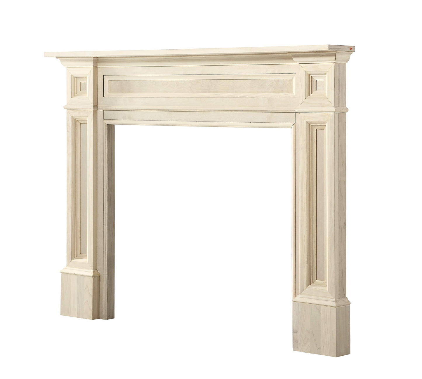 Pearl Mantels ARYB56140 Rich Architectural Quality Wood Mantel Surround, 56"W x 42"H, Unfinished