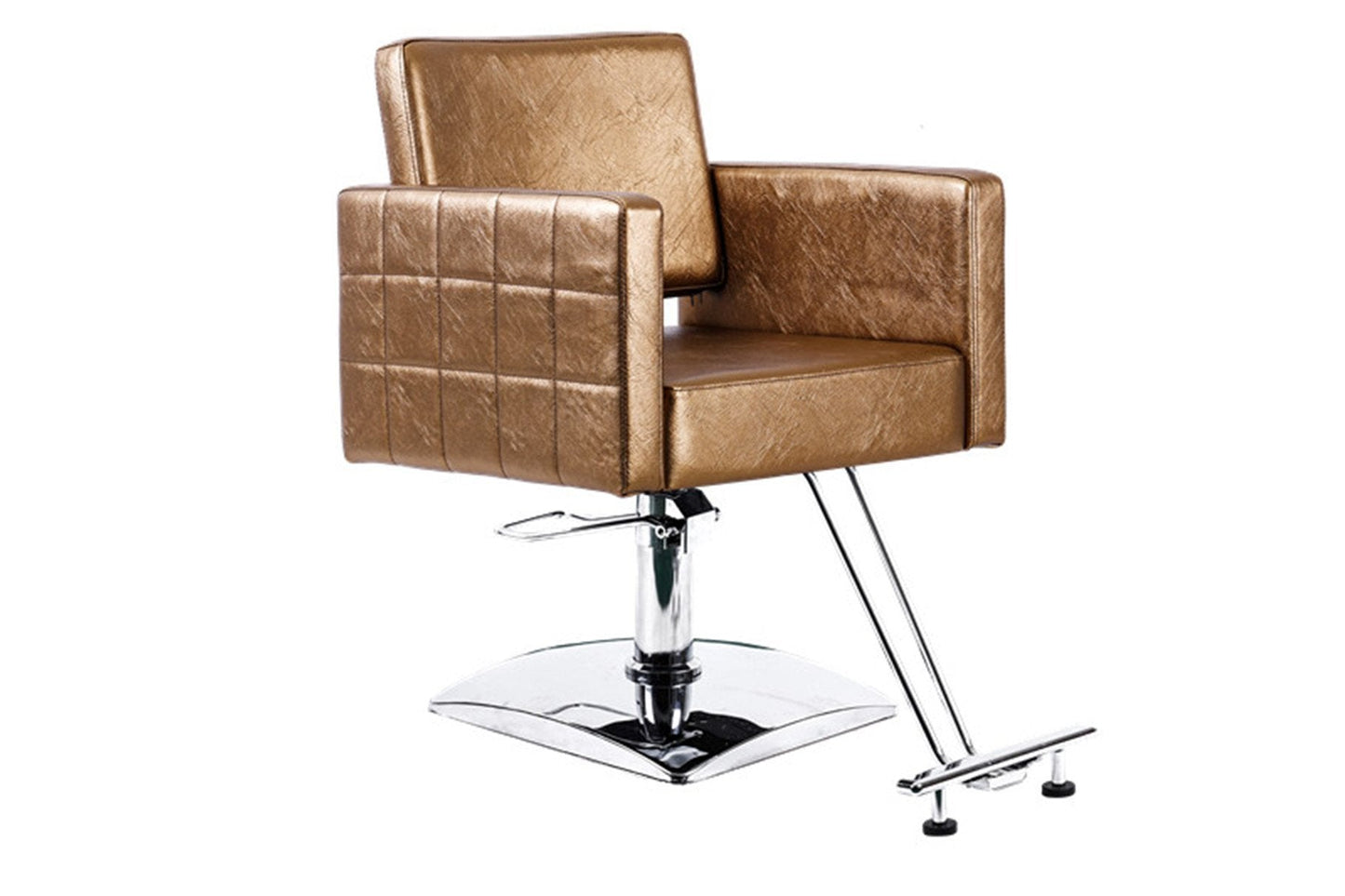 Funnylife Gold Vintage PU Material Salon Shampoo Styling Barber Chair