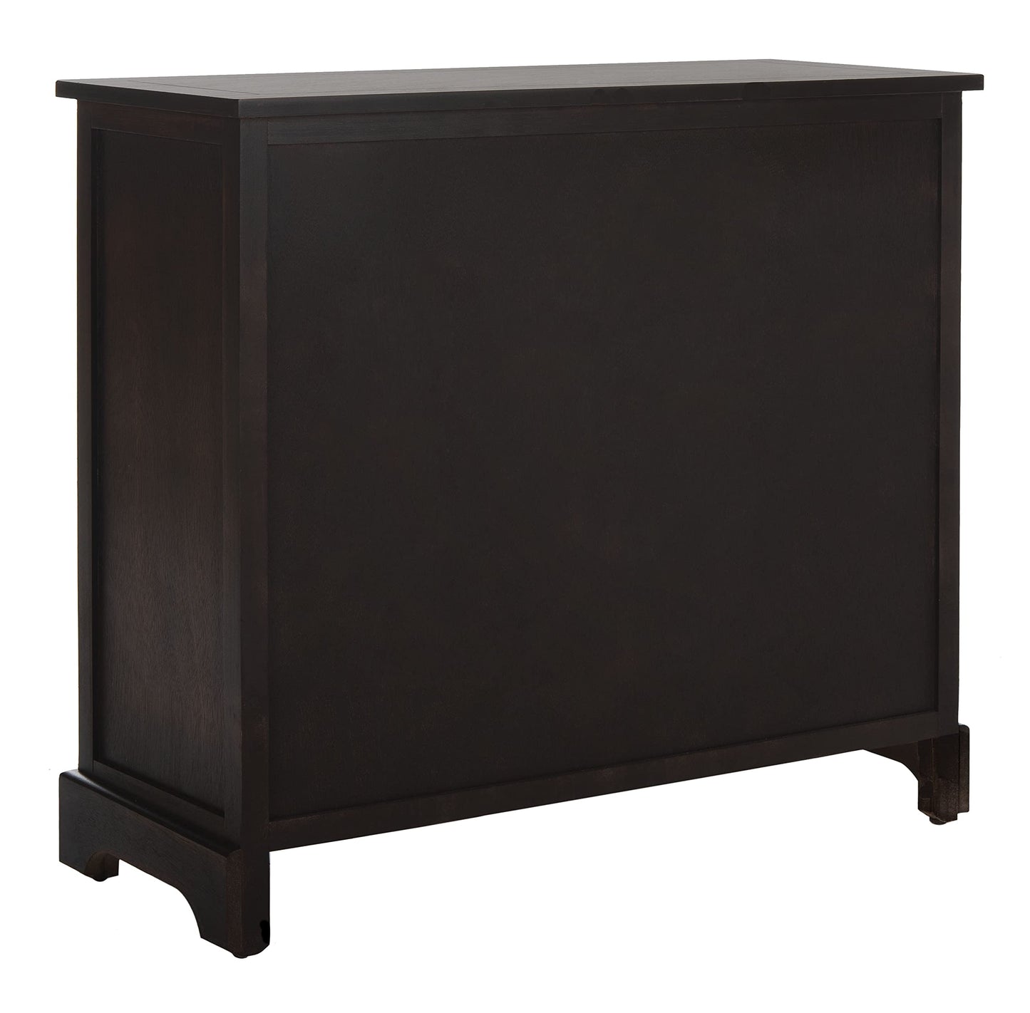 SAFAVIEH Furniture - Herman 2-Drawer Storage Unit - Brown - Solid Wood - Classic Storage Design - Ideal for Living Room, Entryway, Home Office, 29" W x 13" D x 27.5" H - Fully Assembled (AMH5702F)