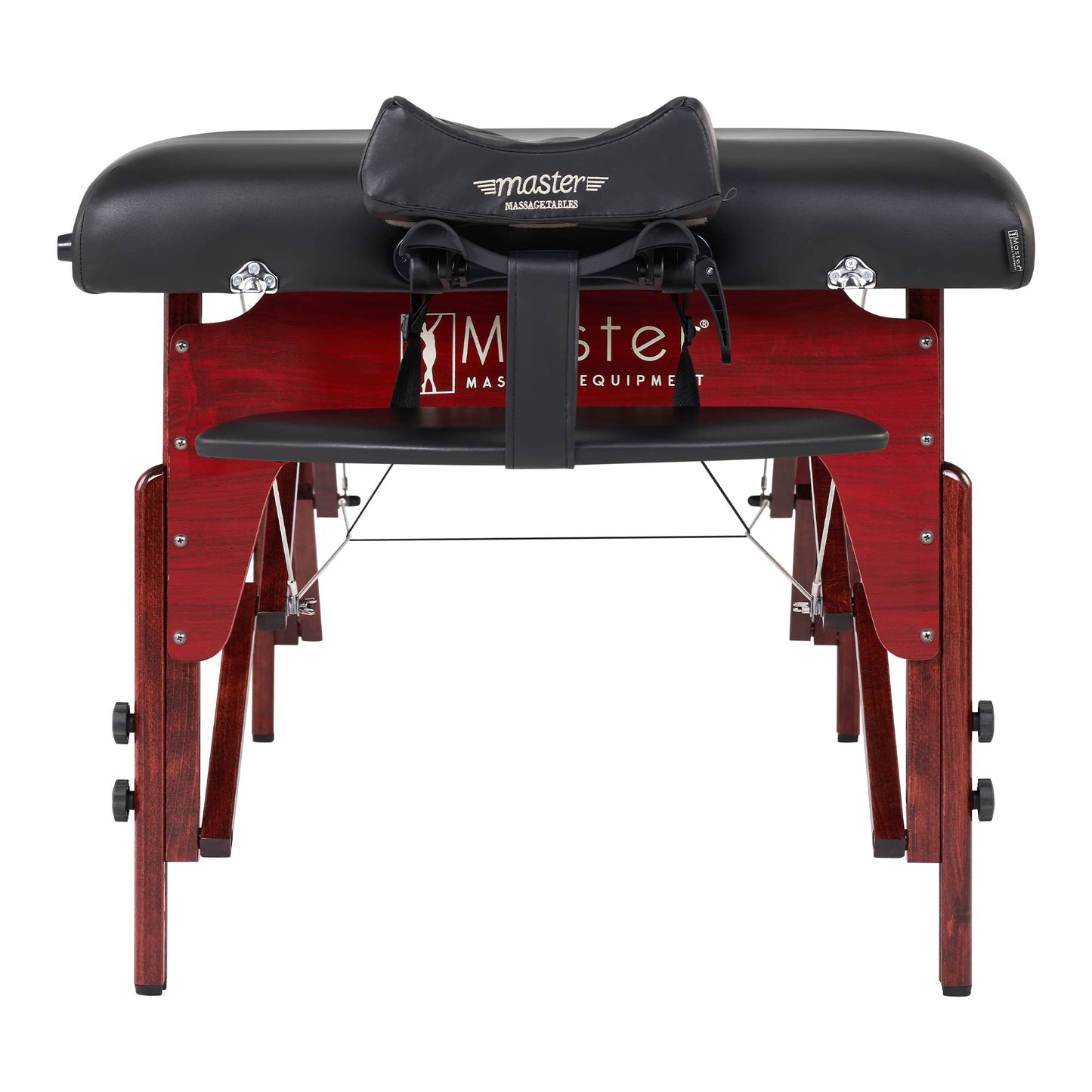 Master Massage 31" Montclair™ Portable Massage Table Package with Therma-Top® - Adjustable Heating System, Shiatsu Cables, & Reiki Panels! (Black)