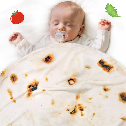 285 36 inches) Jorbest Burrito Tortilla Swaddle Blanket Gifts for Baby Toddler Newborn, Tortilla Baby Blanket Funny