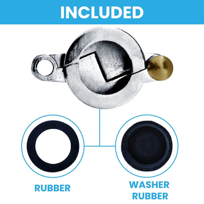 NUSET NU-SET 8 2895-3 (2895-8) x Water Faucet Lock - Water Spigot Lock for Garden Hose Bib Lock