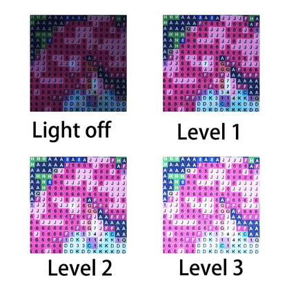 A4 Light Pad for Diamond Painting - Sponake Light Board Tracing with 3 Level Brightness Apply to Full Drill & Partial Drill 5D Diamonds Art - Craft, Sketching, Animation,Weeding Vinyl