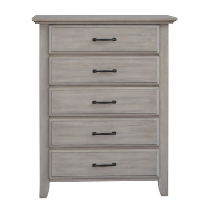 Soho Baby Chandler Premium 5-Drawer Dresser Chest, Stone Wash
