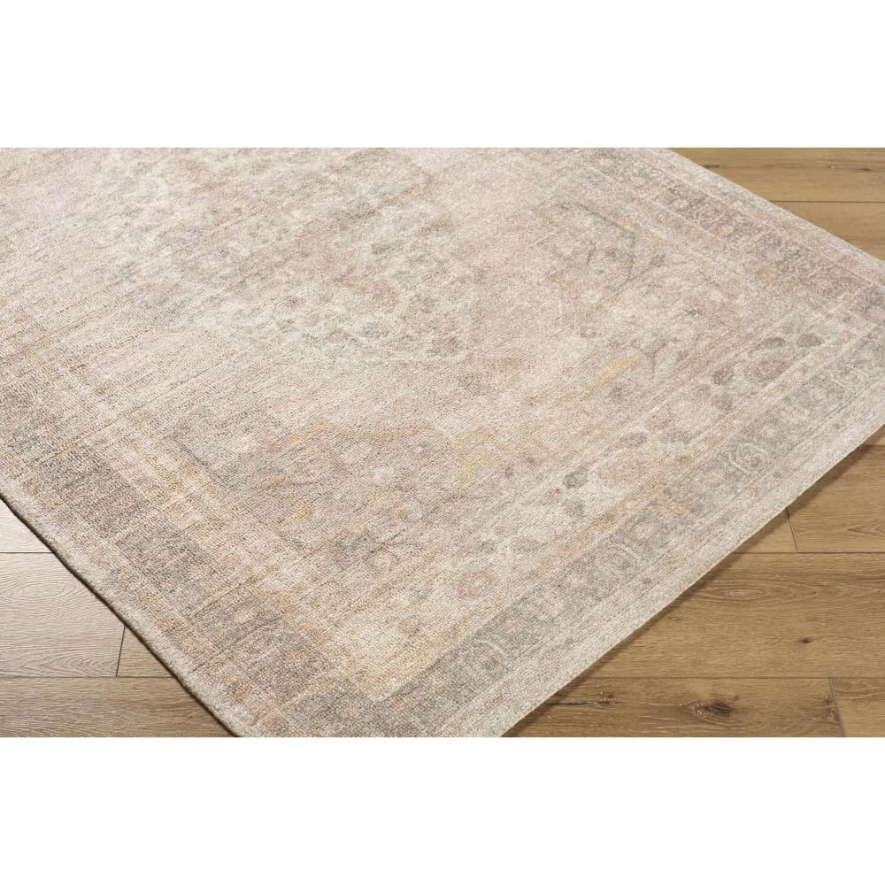 Livabliss x Galey Alix Luciana I Traditional Medallion Area Rug, 8'10" x 12' (9' x 12'), Taupe