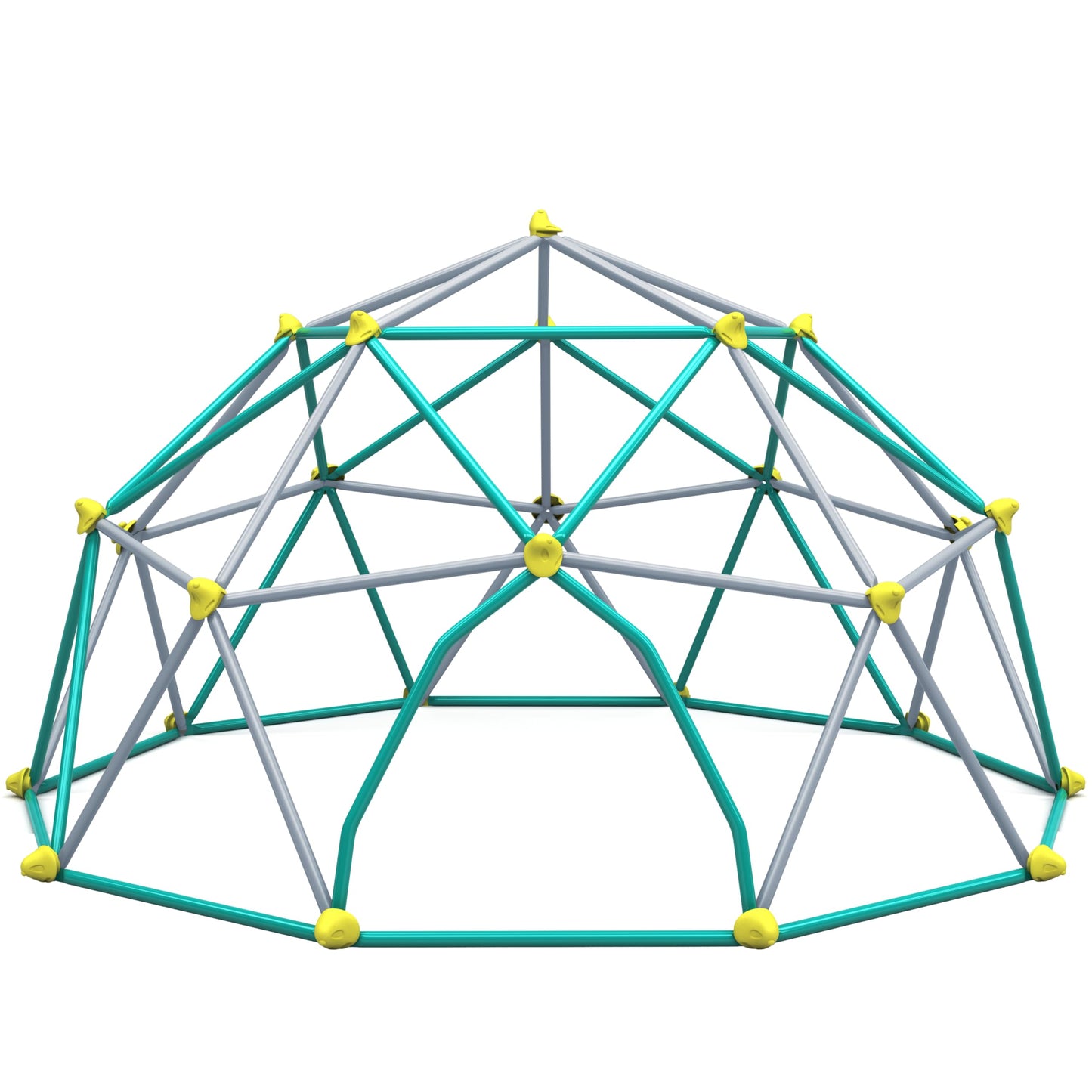 Virubi 12 FT Climbing Dome for Kids 3 +, Geometric Dome Climber Play Center - Supports 1000LBS Outdoor Playset, Easy Assembly and Move