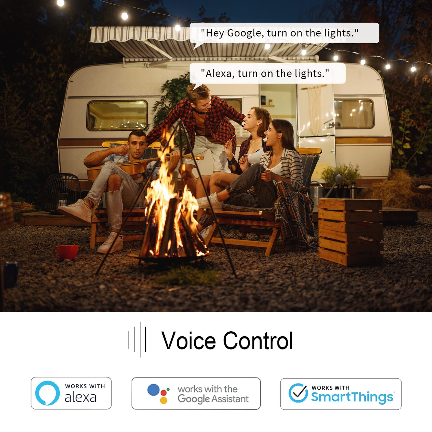 Minoston Outdoor Smart Plug, Matter Smart Plug, Smart Home Wi-Fi Outlet IP65 Waterproof, Compatible with Alexa, Apple Home, SmartThings, Google Home, Smart Life, IP65 Waterproof, 2.4Ghz, 2 Pack