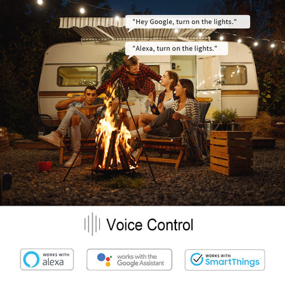 Minoston Outdoor Smart Plug, Matter Smart Plug, Smart Home Wi-Fi Outlet IP65 Waterproof, Compatible with Alexa, Apple Home, SmartThings, Google Home, Smart Life, IP65 Waterproof, 2.4Ghz, 2 Pack