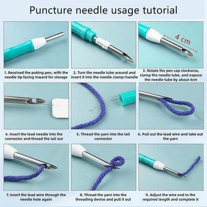 Punch Needle Kit for Beginners, Punch Stitching Kit for Adults, Needle Punch Kits for Adults, Squirrel Holding a Pine Cone, DIY Embroidery Set for Art Crafts & Festival Decoration