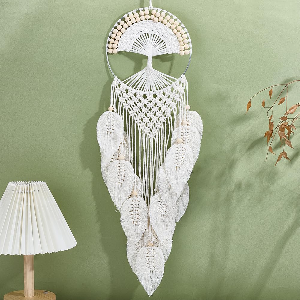 FREEBLOSS Tree of Life Macrame Kit for Beginners DIY Macrame Wall Hanging Tapestry with Instructions Boho Home Decor for Living Room Bedroom