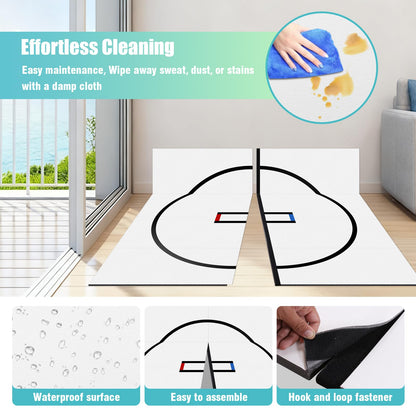 Flexi-Roll Wrestling Mat for Home, 118.11inch Roll-Up BJJ Judo MMA Jiu Jitsu Yoga Martial Arts Mat, Portable Training Floor for Gym, Grappling & Workout