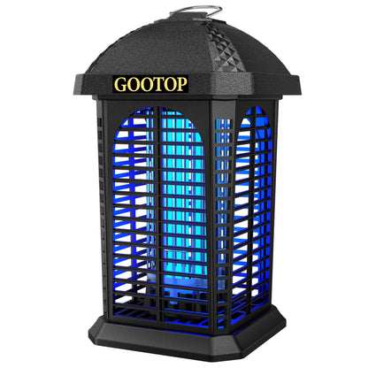 Bug Zapper Indoor Outdoor, 4200V Electric Mosquito Zapper, Bug Zapper Outdoor, Fly Traps, Fly Zapper, Mosquito Killer Indoor 3 Prong Plug, 90-130V, ABS Plastic Outer