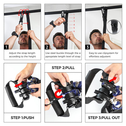 Innstar Pull Up Assistance Bands, 3 Heavy-Duty Adjustable Pull Up Bands Set, Pull Up Bands Assistance Bands for Enhanced Strength Training