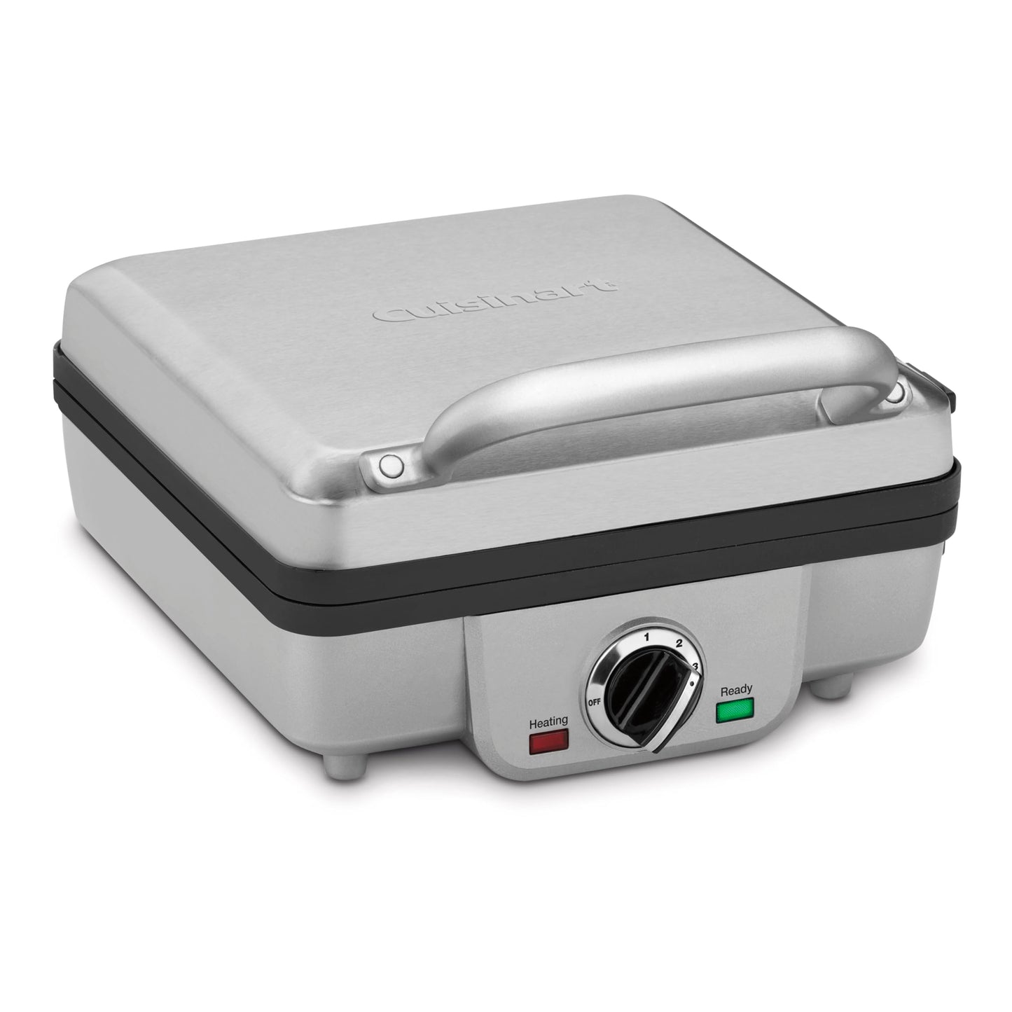 Cuisinart Belgian Waffle Maker with Pancake, Nonstick Plates, 6 Browning Levels, Ready Indicator Lights, Temperature Control, Deep Waffle Pockets, Brushed Stainless, WAF-300NAS