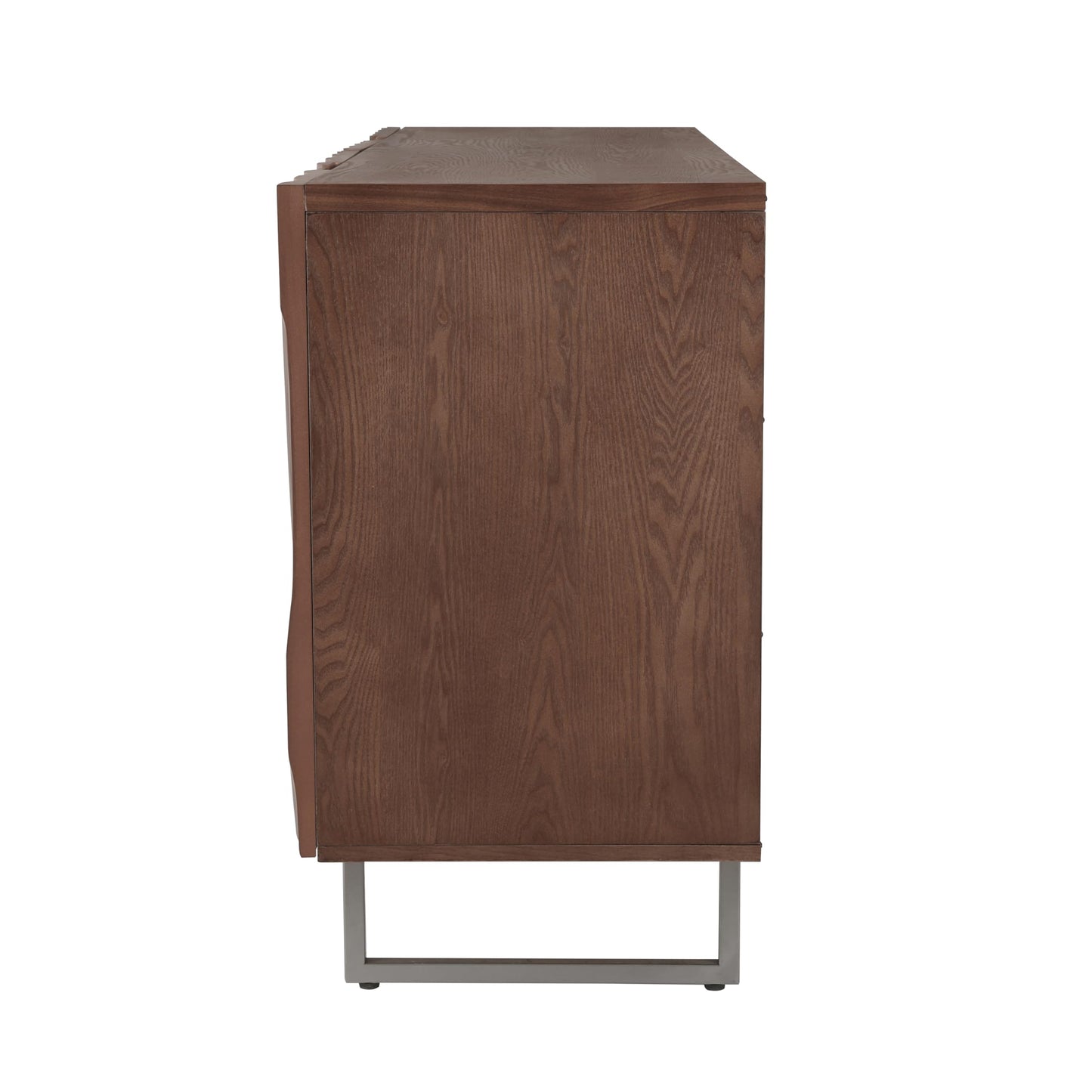 Christopher Knight Home Payton Modern Minimalist Wooden Storage Sideboard, Living Room Cupboard with Shelves, Dining Room/Kitchen Buffet Cabinet, Entryway Display Table, Home Office Credenza, Brown