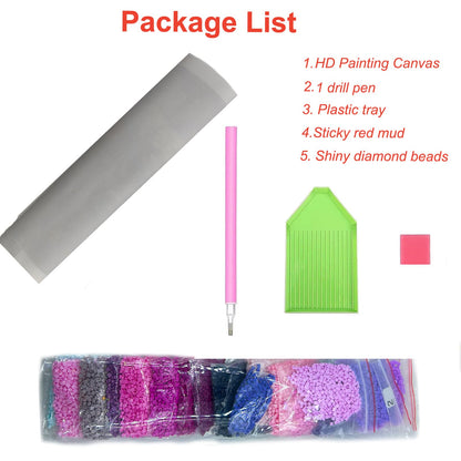 Lvmuu Twin Towers Diamond Painting Kits for Adults, Patriotic 5D Full Square Drill Diamonds Art Kits for Beginner, DIY Paint with Diamonds Shiny Beads Gem Art Craft Home Wall Decor 16x20in
