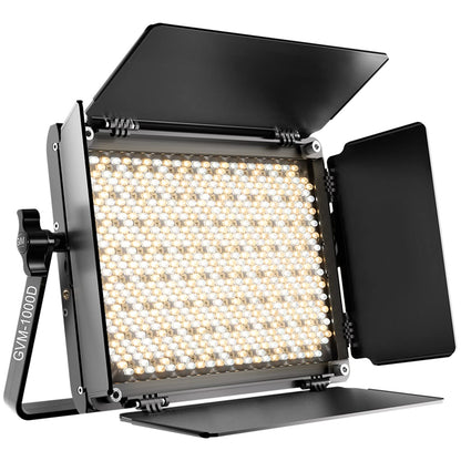 GVM RGB LED Video Light, Photography Lighting with APP Control, 1000D Video Lighting Kit for YouTube Studio, 3 Packs Led Panel Light, 3200K-5600K, 8 Kinds of The Scene Lights, CRI 97