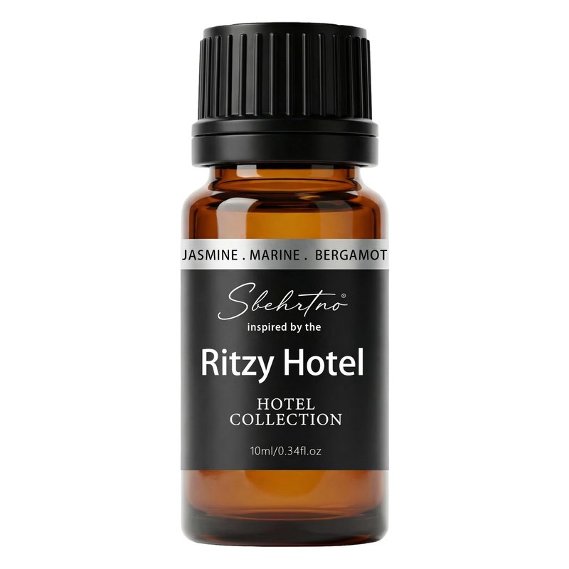 Sbehrtno Hotel Collection Diffuser Oil – Inspired by Iconic Five-Star Coastal Hotel Scents – for Essential Oil & Waterless Diffusers (0.34 Fl Oz (Pack of 1))