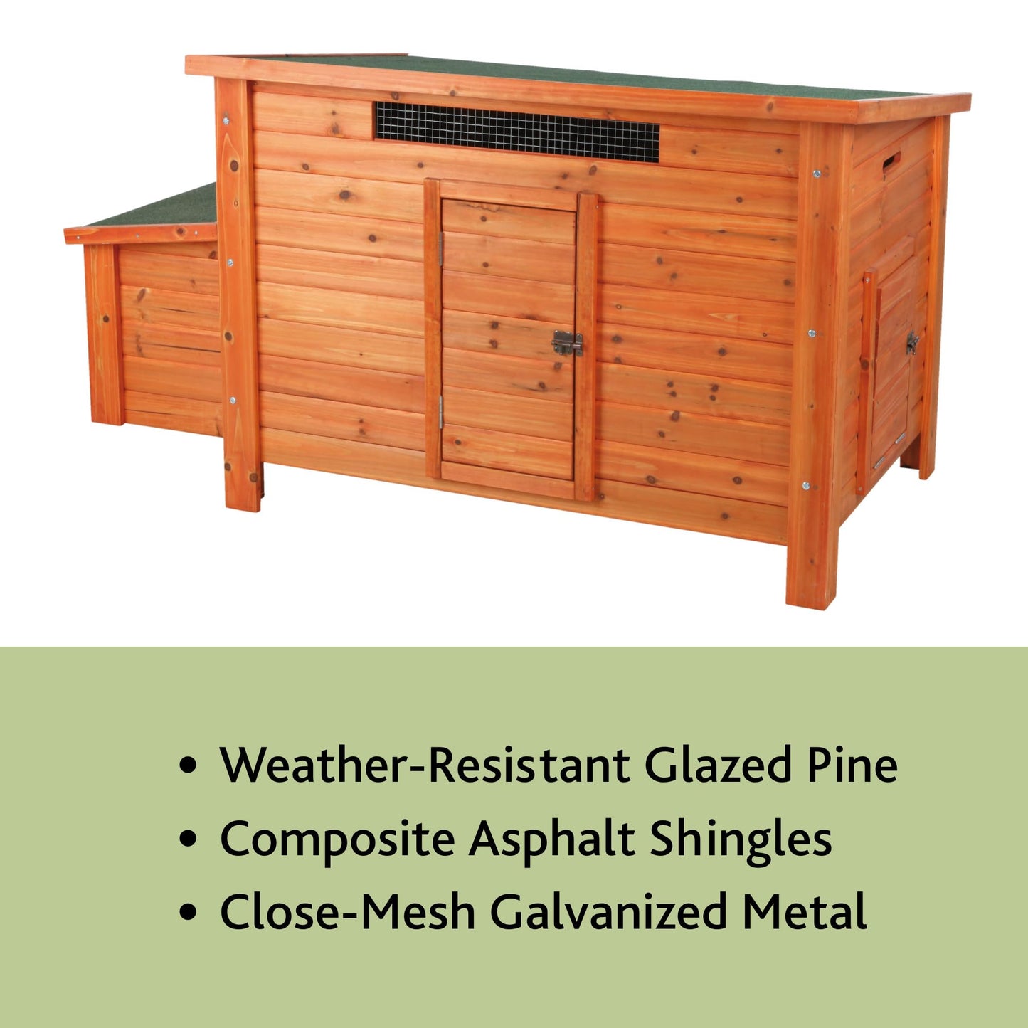 TRIXIE Pet Products Chicken Coop, 59 x 30.75 x 32.25 inches