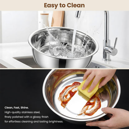 Gold Chafing Dishes for Buffet Set of 4 Pack, 6QT Round Buffet Servers and Warmers Set with 4 Spoons, 4 Slotted Spoons, 4 Tongs, 2 Gloves, Chafers and Buffet Warmers Sets for Wedding, Birthday,Party