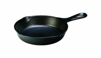 Lodge Seasoned Cast Iron Skillet - PFAS-Free, Non-Toxic Cookware - Use with an Oven, Stove, Grill, or Campfire - Naturally Non-Stick & Oven Safe - 6.5 Inches