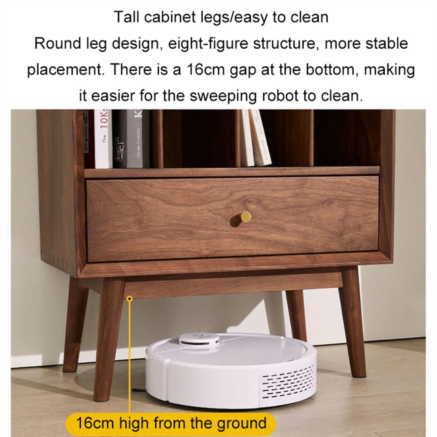 FDFDF Home Solid wood vinyl record cabinet CD rack storage gramophone floor-standing small bookshelf magazine