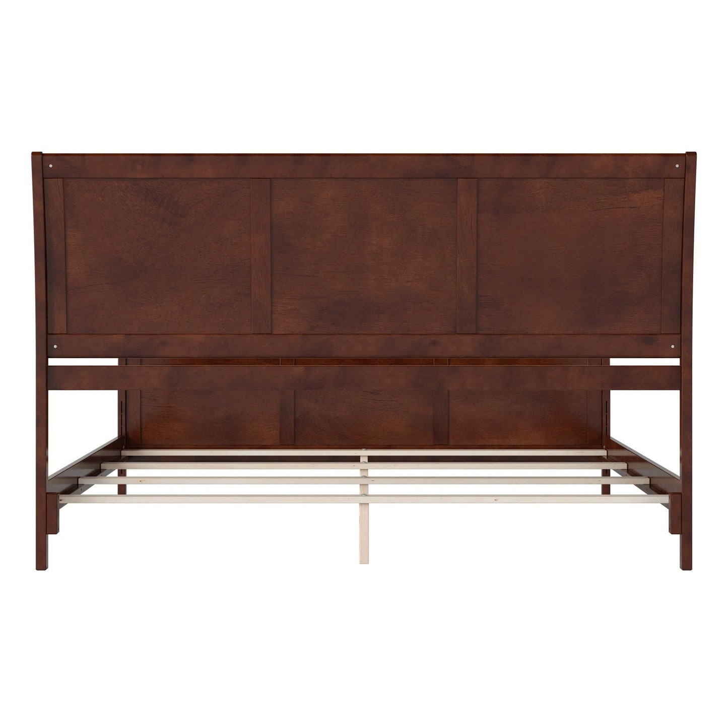 AFI, Portland King Foundation Bed with Matching Footboard, Walnut