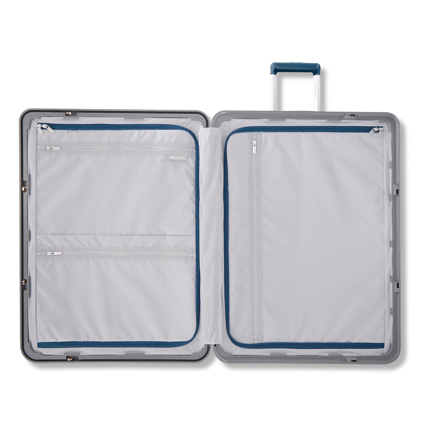 Framelock Max 29" Large Checked Hardshell Zipperless Luggage - Highly Secure Integrated Eazylock™ Mechanism - RightHeight™ Adjustable Handle - 360° Spinner Wheels - Airline Approved - Emerald Teal