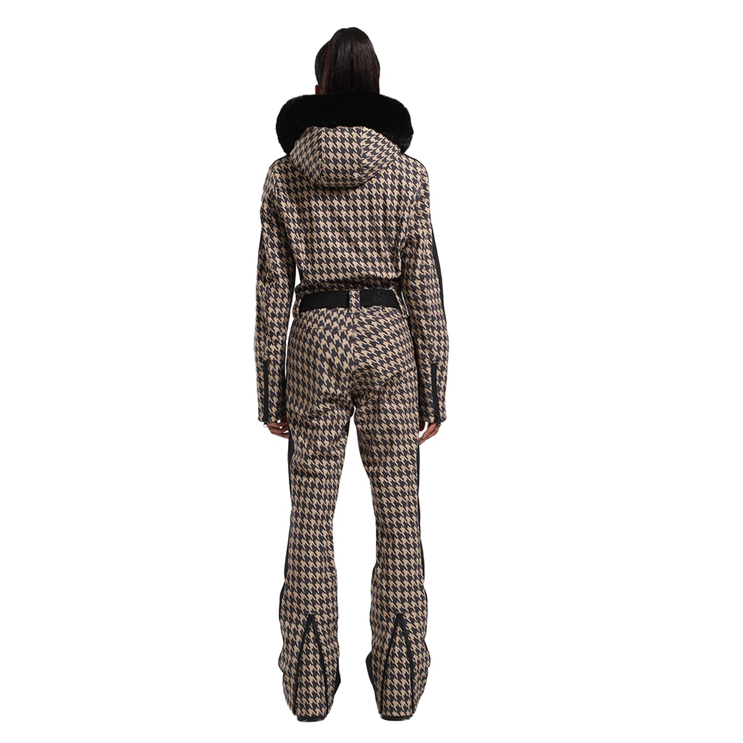 GSOU SNOW Women Ski Suit One Piece Snowsuit Snowboard Slim Insulated Jumpsuit Waterproof Windproof for Outdoor Sports