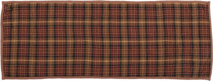 VHC Brands Abilene Country Red Independence Day Patchwork Rect Star Quilted Runner 13x36