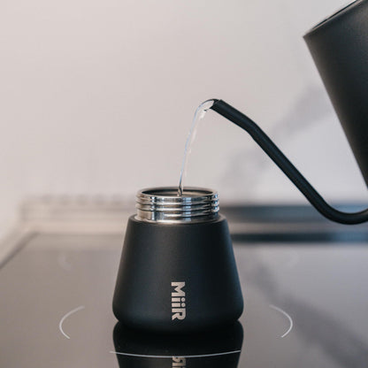 MiiR New Standard Pour-Over Kettle - Precision Angled Spout & Thermometer for Perfect Brewing, 1L Kettle for Smooth Pour-Over