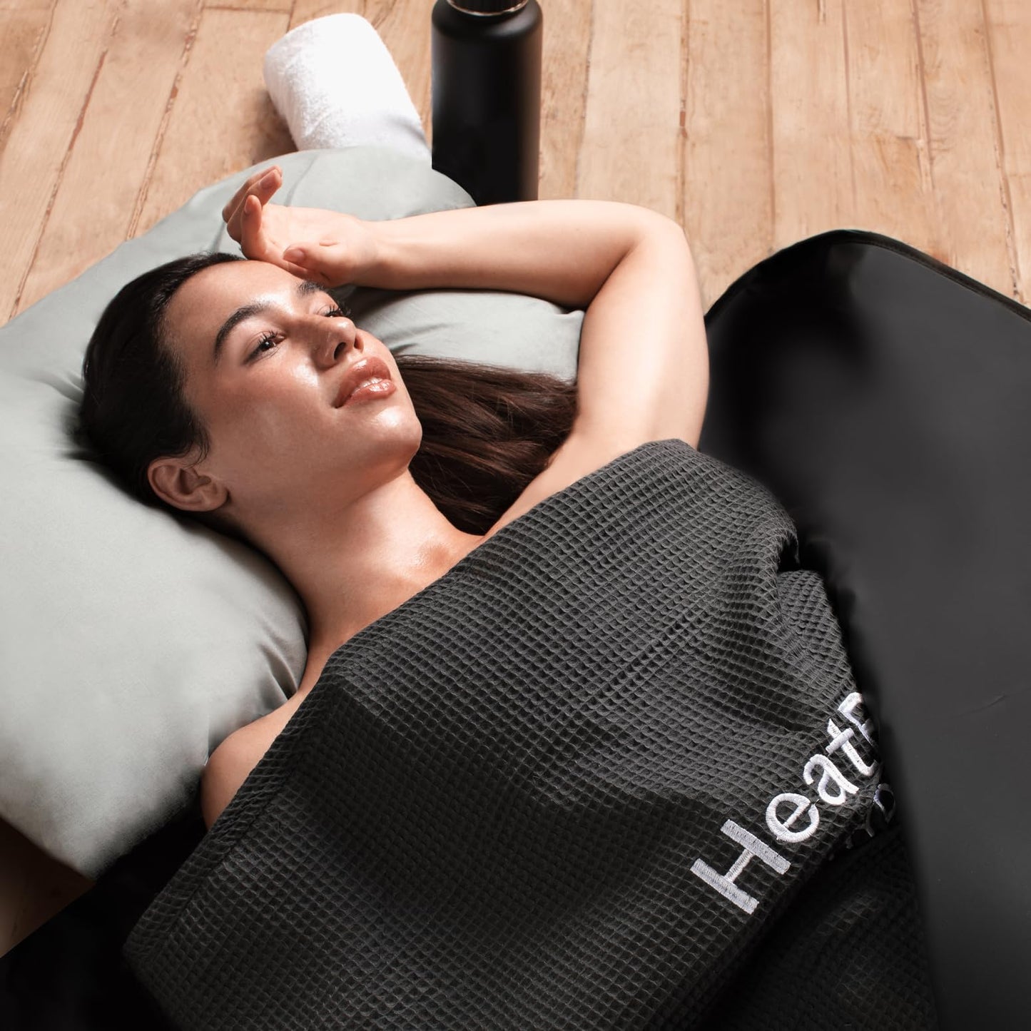 HYDRAGUN HeatPod Infrared Sauna Blanket for Well-Being and Detox - Relax Your Body & Mind - Personal Sauna, Portable Sauna for Home