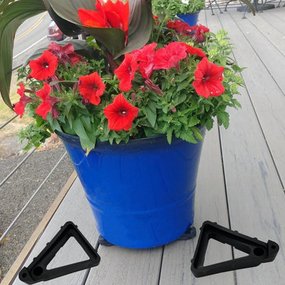 10 ZLY PCS Pot Feets for Outdoor Planter, Pot Toes,Invisible Breathable Pot Stands Toes Lifters for Indoor Outdoor