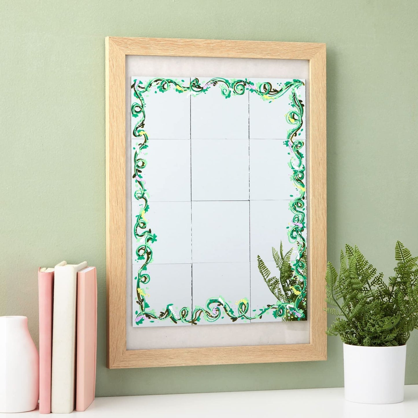 Bright Creations Square Mirror Tiles - 4 in, Silver, Pack of 50 - for Crafts & Table Centerpieces - Mirror Mosaic Tiles